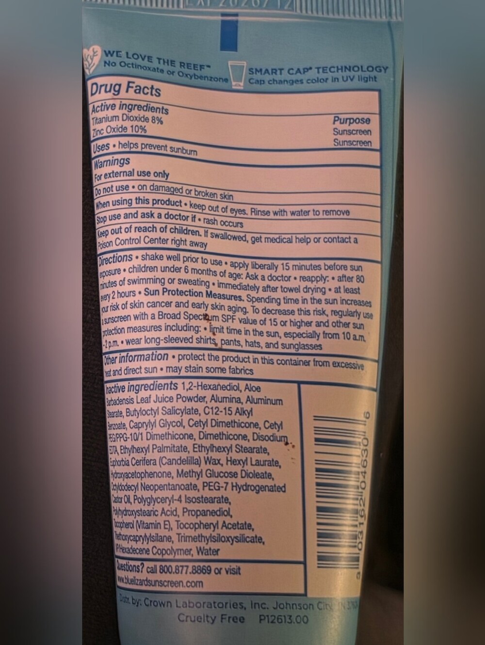 NEW BLUE LIZARD AUSTRALIAN SUNSCREEN Sensitive Mineral Sunscreen Lotion SPF 50+ - Picture 4 of 8